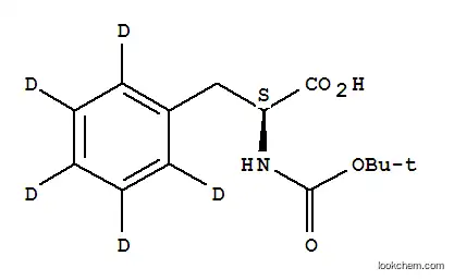 Molecular Structure of 121695-40-7 (L-PHENYL-D5-ALANINE-N-T-BOC)