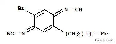 Molecular Structure of 121720-48-7 (2-Bromo-5-dodecyl-2,5-cyclohexadiene-1,4-diylidenebiscyanamide)