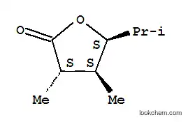 Molecular Structure of 121725-93-7 (2(3H)-Furanone,dihydro-3,4-dimethyl-5-(1-methylethyl)-,(3alpha,4bta,5bta)-(9CI))