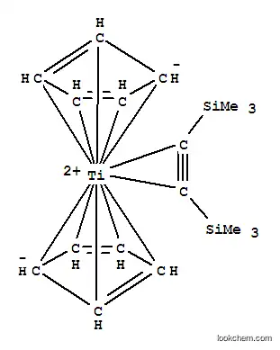Molecular Structure of 121913-39-1 (BIS(TRIMETHYLSILYL)ACETYLENE-BIS(CYCLO- PENTADIENYL)TITANIUM)