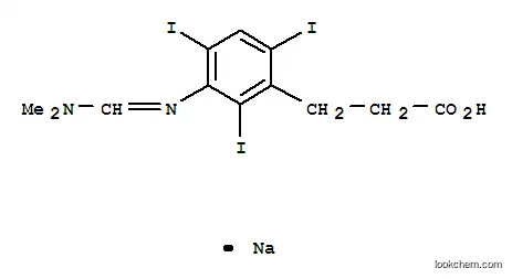 Molecular Structure of 1221-56-3 (IPODATE SODIUM (200 MG))