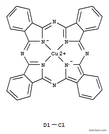 Molecular Structure of 12239-87-1 (Pigment Blue 15:2)