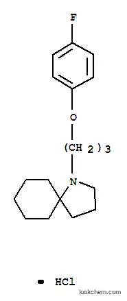 Molecular Structure of 1228-12-2 (1-[3-(4-fluorophenoxy)propyl]-1-azaspiro[4.5]decane)