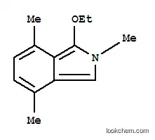 Molecular Structure of 122885-00-1 (2H-Isoindole,1-ethoxy-2,4,7-trimethyl-(9CI))