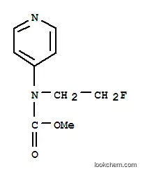 Molecular Structure of 122975-00-2 (Carbamic acid, (2-fluoroethyl)-4-pyridinyl-, methyl ester (9CI))