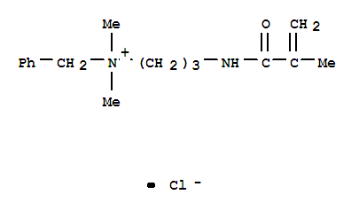 Benzenemethanaminium,N,N-dimethyl-N-[3-[(2-methyl-1-oxo-2-propen-1-yl)amino]propyl]-, chloride (1:1)