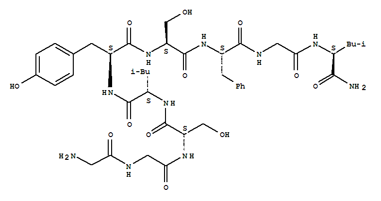 Molecular Structure of 123209-96-1 (Allatostatin 8(Diploptera punctata) (9CI))