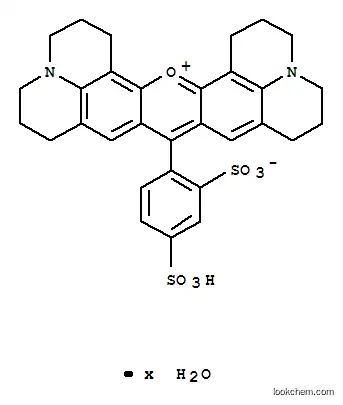 1H,5H,11H,15H-Xantheno[2,3,4-ij:5,6,7-i'j']diquinolizin-18-ium,9-(2,4-disulfophenyl)-2,3,6,7,12,13,16,17-octahydro-, inner salt, hydrate (9CI)
