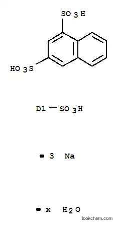 Molecular Structure of 123409-01-8 (NAPHTHALENE-1,3,6-TRISULFONIC ACID TRISODIUM SALT HYDRATE)