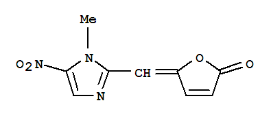 2(5H)-Furanone,5-[(1-methyl-5-nitro-1H-imidazol-2-yl)methylene]-