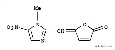 Molecular Structure of 123533-90-4 ((5E)-5-[(1-methyl-5-nitro-imidazol-2-yl)methylidene]furan-2-one)
