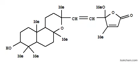 2(5H)-Furanone,5-[2-(dodecahydro-8-hydroxy-3,4a,7,7,10a-pentamethyl-1H-naphtho[2,1-b]pyran-3-yl)ethenyl]-5-methoxy-4-methyl-(9CI)