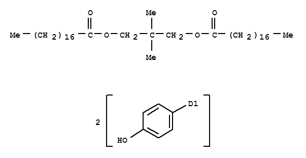 123991-01-5,Octadecanoic acid,(4-hydroxyphenyl)-, 2,2-dimethyl-1,3-propanediyl ester (9CI),NissanUnister H 2P; Unister H 2P