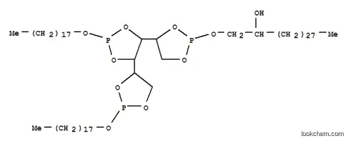 Molecular Structure of 124076-41-1 (Hexitol, cyclic1,2-(2-hydroxytriacontyl phosphite) cyclic 3,4:5,6-bis(octadecyl phosphite)(9CI))