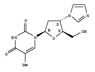 THYMIDINE,3'-DEOXY-3'-(1H-IMIDAZOL-1-YL)- (9CI)