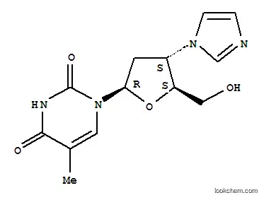 Thymidine,3'-deoxy-3'-(1H-imidazol-1-yl)- (9CI)