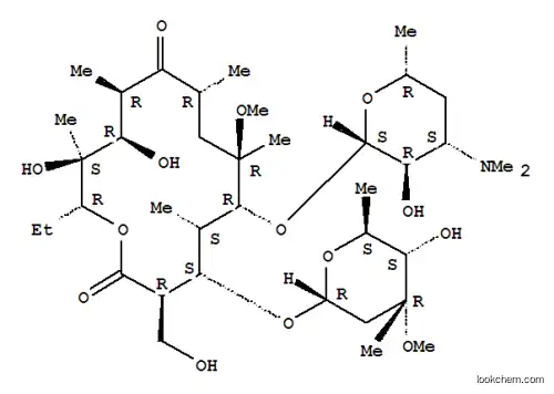 Molecular Structure of 124412-58-4 (16-hydroxyclarithromycin)