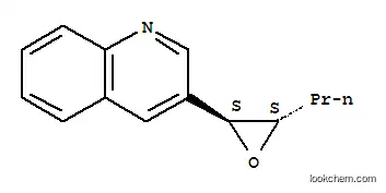 Molecular Structure of 124779-43-7 (1,2-epoxy-1-(2-quinolyl)pentane)