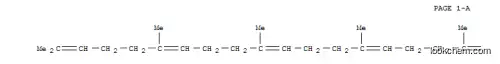 Molecular Structure of 124989-36-2 (6,10,14,18,22,26-Octacosahexaen-1-ol,3,7,11,15,19,23,27-heptamethyl- (9CI))