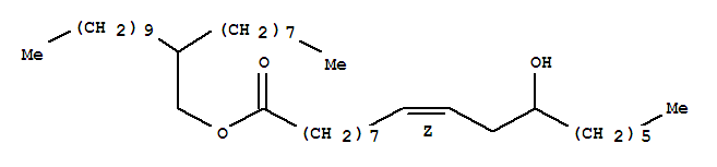 9-Octadecenoic acid,12-hydroxy-, 2-octyldodecyl ester, (Z)- (9CI)
