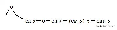 Molecular Structure of 125370-60-7 (3-(1H,1H,9H-HEXADECAFLUORONONYLOXY)-1,2-EPOXYPROPANE)