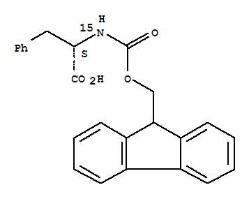 L-Phenylalanine-15N,N-[(9H-fluoren-9-ylmethoxy)carbonyl]- (9CI)