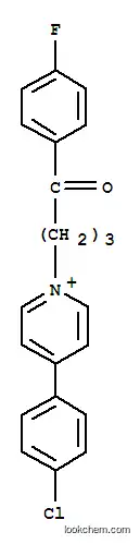 Molecular Structure of 125785-69-5 (N-(4'-fluorobutyrophenone)-4-(4-chlorophenyl)pyridinium)