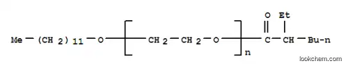 Molecular Structure of 125804-14-0 (LAURETH-2 ETHYLHEXANOATE)