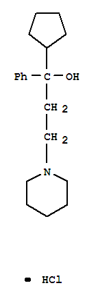 1-Piperidinepropanol, a-cyclopentyl-a-phenyl-, hydrochloride (1:1)