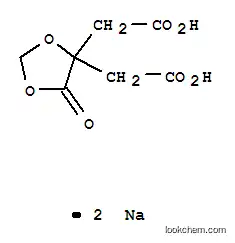 Molecular Structure of 126-20-5 (disodium 5-oxo-1,3-dioxolan-4-ylidenedi(acetate))