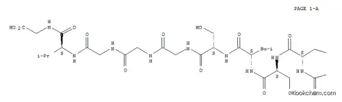 Molecular Structure of 126166-55-0 (Sperm-activatingpeptide b (Strongylocentrotus nudus egg jelly coat) (9CI))