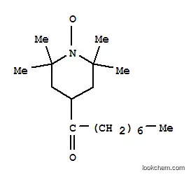 Molecular Structure of 126328-27-6 (2,2,6,6-tetramethyl-4-capryloylpiperidine-1-oxyl)