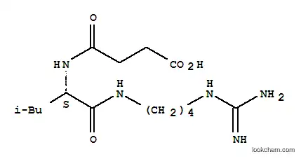 Molecular Structure of 126673-18-5 (succinyl-leucyl-agmatine)