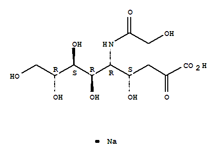 Neuraminic acid,N-(hydroxyacetyl)-, monosodium salt (9CI)