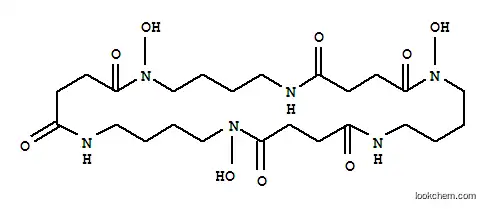 Molecular Structure of 126988-89-4 (1,6,11,16,21,26-Hexaazacyclotriacontane-2,5,12,15,22,25-hexone,1,11,21-trihydroxy-)