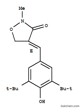 Molecular Structure of 127245-20-9 ((4E)-4-[(3,5-di-tert-butyl-4-hydroxyphenyl)methylidene]-2-methylisoxazolidin-3-one)