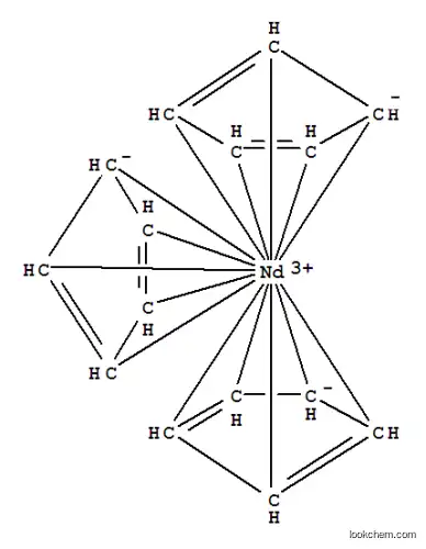 Molecular Structure of 1273-98-9 (TRIS(CYCLOPENTADIENYL)NEODYMIUM)