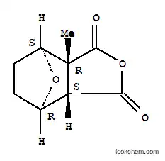 Molecular Structure of 127380-62-5 ((3aR,4S,7R,7aS)-3a-methylhexahydro-4,7-epoxy-2-benzofuran-1,3-dione)