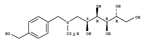 127531-17-3,N-4-hydroxymethylbenzylglucamine dithiocarbamate,