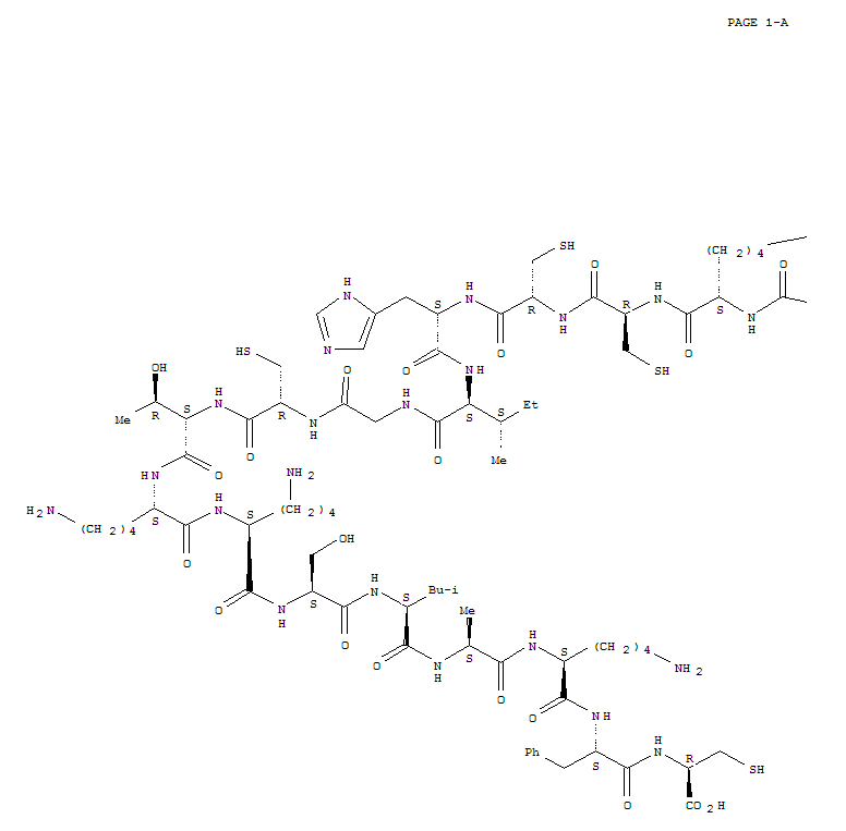 127664-25-9,Relaxin (Macacamulatta-A reduced) (9CI),Relaxin(rat A-chain reduced), 1-L-glutamine-2-L-leucine-3-L-tyrosine-4-L-methionine-5-L-threonine-8-L-asparagine-9-L-lysine-17-L-lysine-18-L-lysine-20-L-leucine-23-L-phenylalanine-;L-Cysteine,L-glutaminyl-L-leucyl-L-tyrosyl-L-methionyl-L-threonyl-L-leucyl-L-seryl-L-asparaginyl-L-lysyl-L-cysteinyl-L-cysteinyl-L-histidyl-L-isoleucylglycyl-L-cysteinyl-L-threonyl-L-lysyl-L-lysyl-L-seryl-L-leucyl-L-alanyl-L-lysyl-L-phenylalanyl-