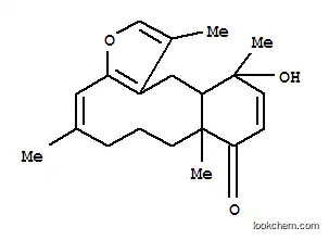 Benzo[4,5]cyclodeca[1,2-b]furan-9(7H)-one,6,8,8a,12,12a,13-hexahydro-12-hydroxy-1,5,8a,12-tetramethyl-,(4Z,8aR,12S,12aR)- (9CI)