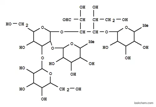 Molecular Structure of 128464-26-6 (ALPHA-FUC-[1->2][ALPHA-GAL-(1->3)]-BETA-GAL-[1->3][ALPHA-FUC-(1->4)]-GLC)