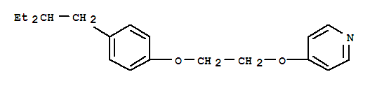 Pyridine,4-[2-[4-(2-ethylbutyl)phenoxy]ethoxy]-
