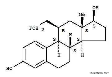 Molecular Structure of 129000-35-7 (11-(2-fluoroethyl)estradiol)