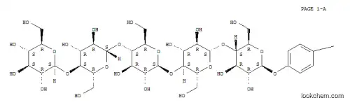 Molecular Structure of 129411-63-8 (P-NITROPHENYL BETA-D-CELLOPENTAOSIDE)