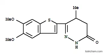 6-(5,6-Dimethoxybenzo(b)thien-2-yl)-4,5-dihydro-5-methyl-3(2H)-pyridazinone