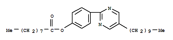 Nonanoic acid,4-(5-decyl-2-pyrimidinyl)phenyl ester                                                                                                                                                     