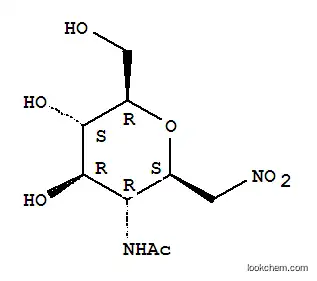 Molecular Structure of 129601-61-2 (2-ACETAMIDO-2-DEOXY-BETA-D-GLUCOPYRANOSYL NITROMETHANE)