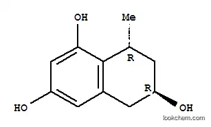 Molecular Structure of 129622-85-1 (1,3,6-Naphthalenetriol,5,6,7,8-tetrahydro-8-methyl-, (6R,8R)-)