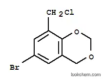 Molecular Structure of 129888-79-5 (6-BROMO-8-(CHLOROMETHYL)-4H-1,3-BENZODIOXINE)